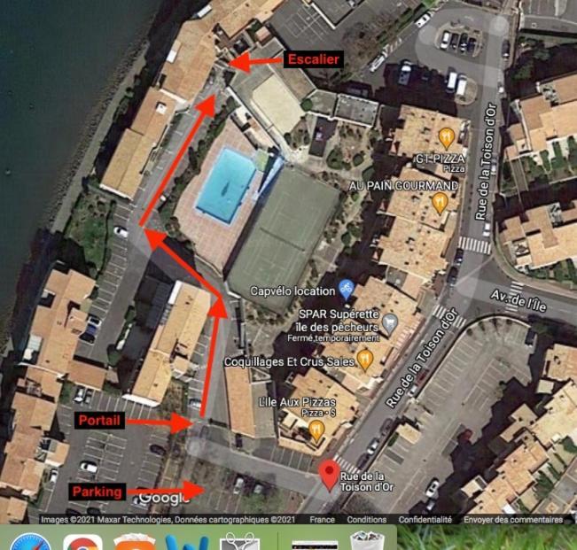 La Brigantine 607, T2 Vue Mer, Piscine, Tennis Agde Bagian luar foto